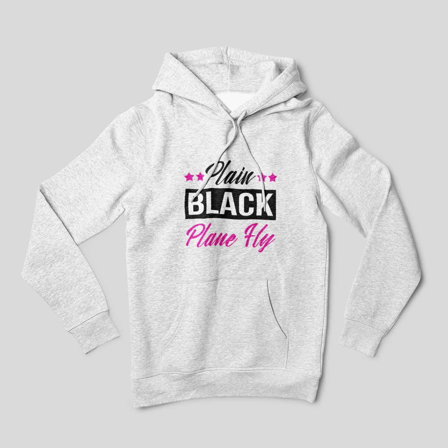 Plain Black Plane Fly Women's Hoodie|plainblackclothing.ne