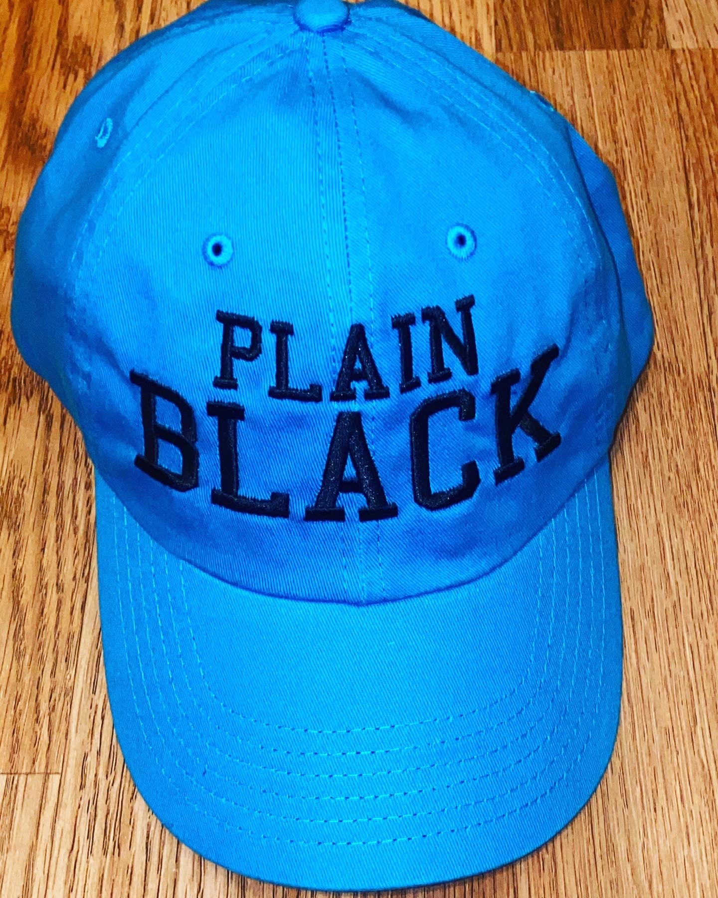 Plain Black SnapBack Hat